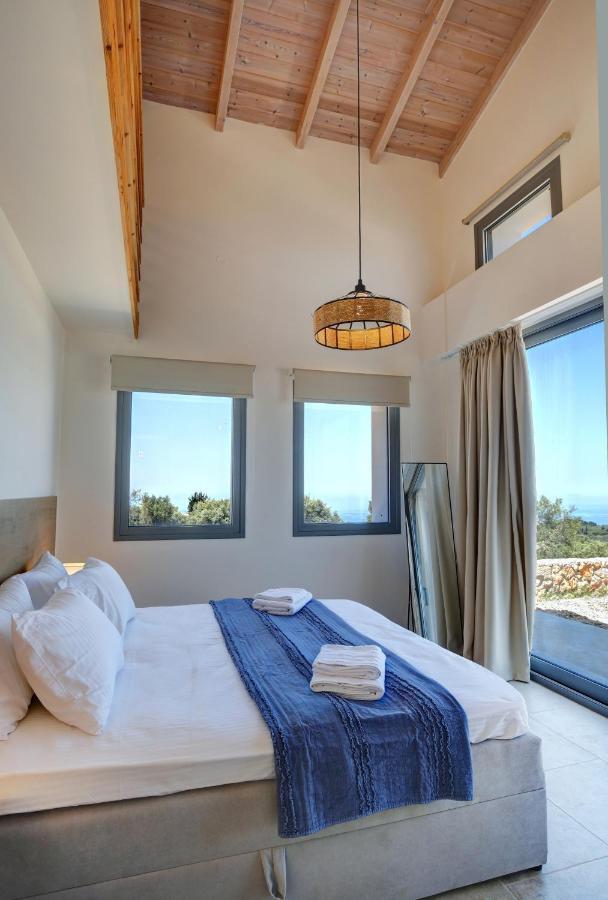 Tsakmakis Villas Luxury- Panoramic Sea View - Lefkada Tsoukaládhes エクステリア 写真