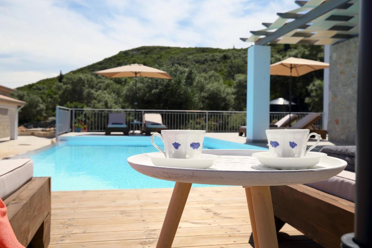 Tsakmakis Villas Luxury- Panoramic Sea View - Lefkada Tsoukaládhes エクステリア 写真