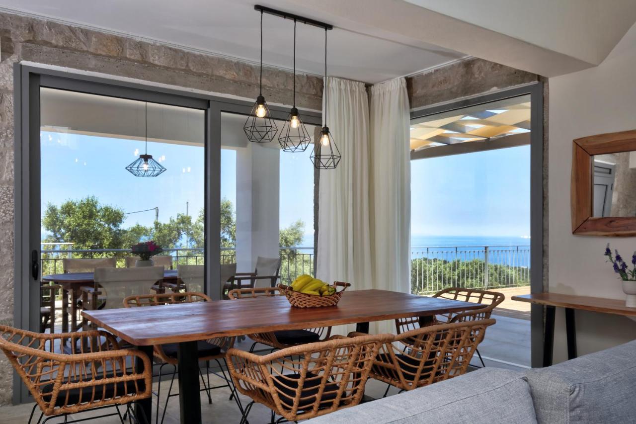Tsakmakis Villas Luxury- Panoramic Sea View - Lefkada Tsoukaládhes エクステリア 写真