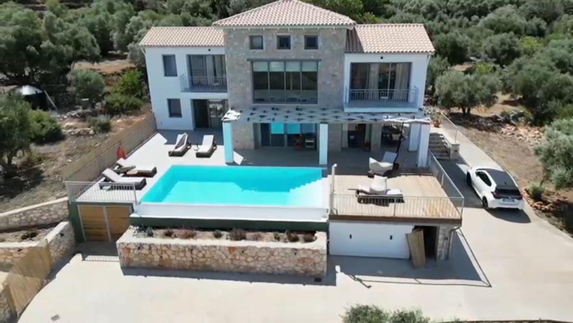 Tsakmakis Villas Luxury- Panoramic Sea View - Lefkada Tsoukaládhes エクステリア 写真