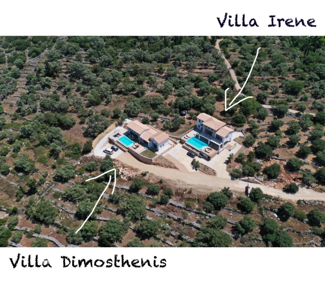 Tsakmakis Villas Luxury- Panoramic Sea View - Lefkada Tsoukaládhes エクステリア 写真