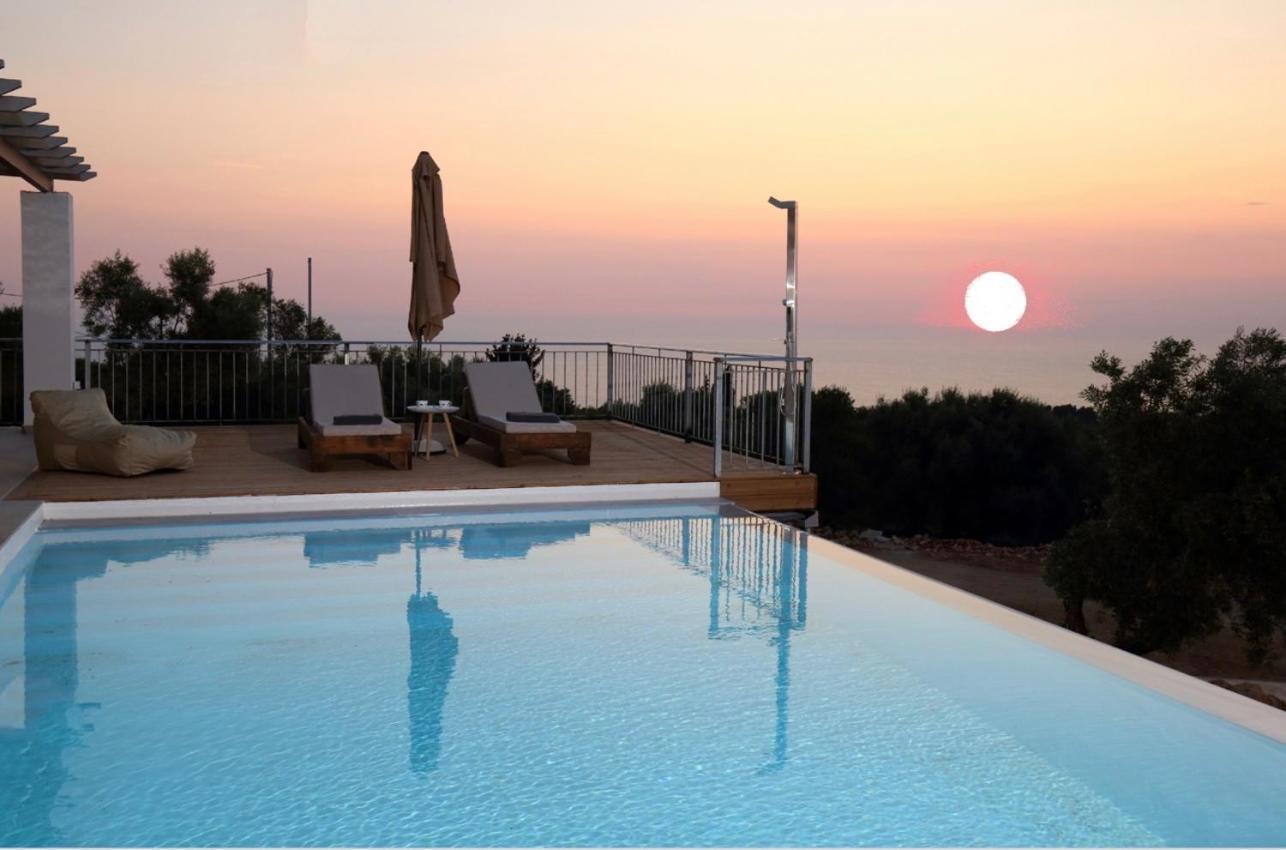 Tsakmakis Villas Luxury- Panoramic Sea View - Lefkada Tsoukaládhes エクステリア 写真